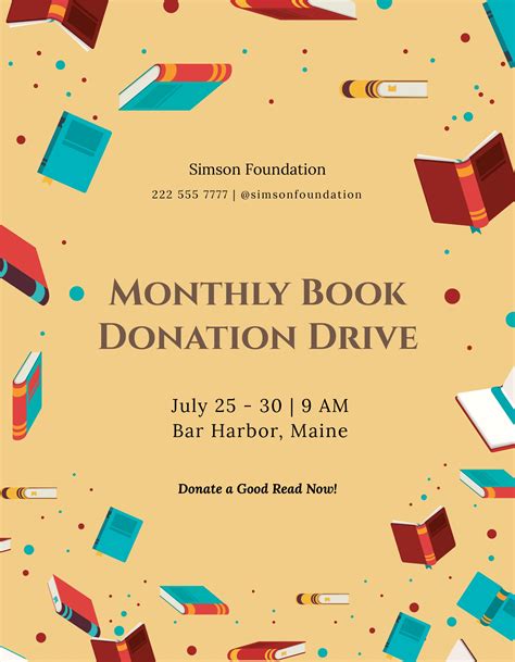 Free AI Donation Flyer Maker .